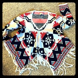 Southwest Fringed sweater